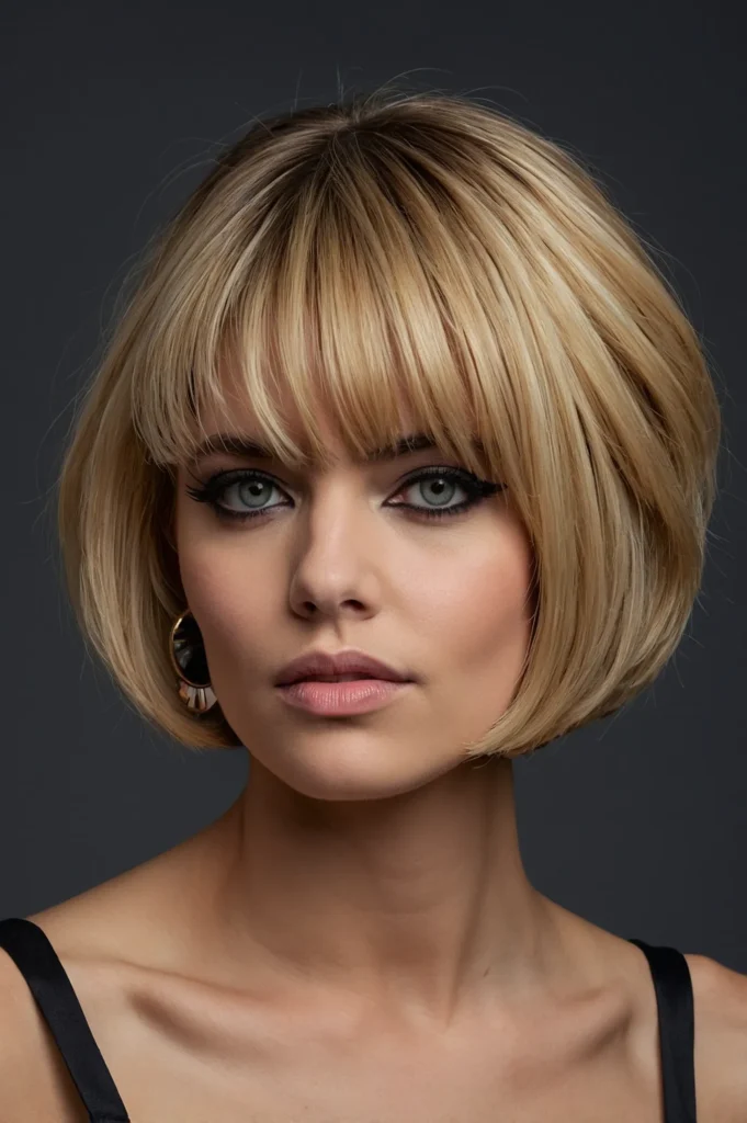Asymmetrical French BobDramatically uneven bo