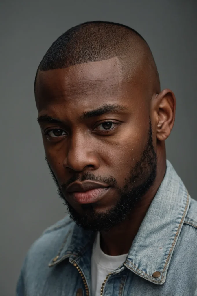 Buzzed Crew CutBlack man with very short buzz