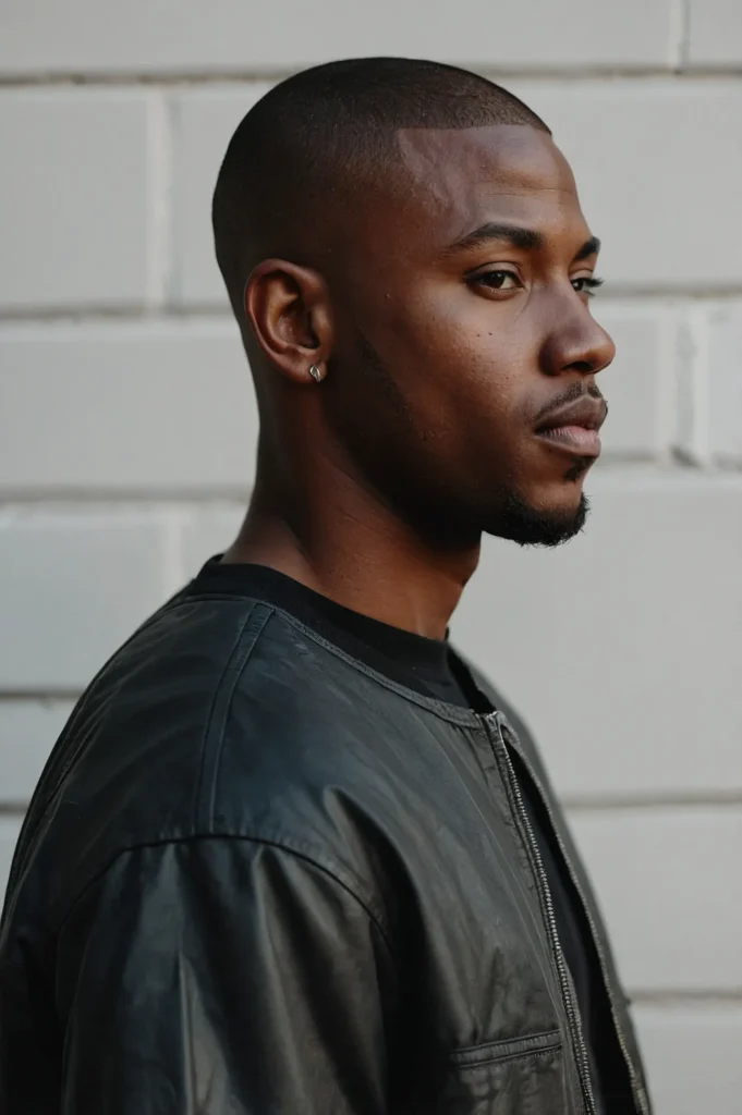 Buzzed Crew CutBlack man with very short buzz