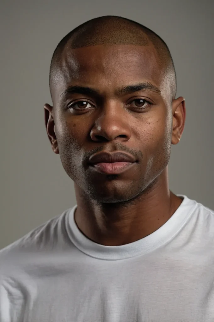 Classic Buzz CutA Black American man with a c