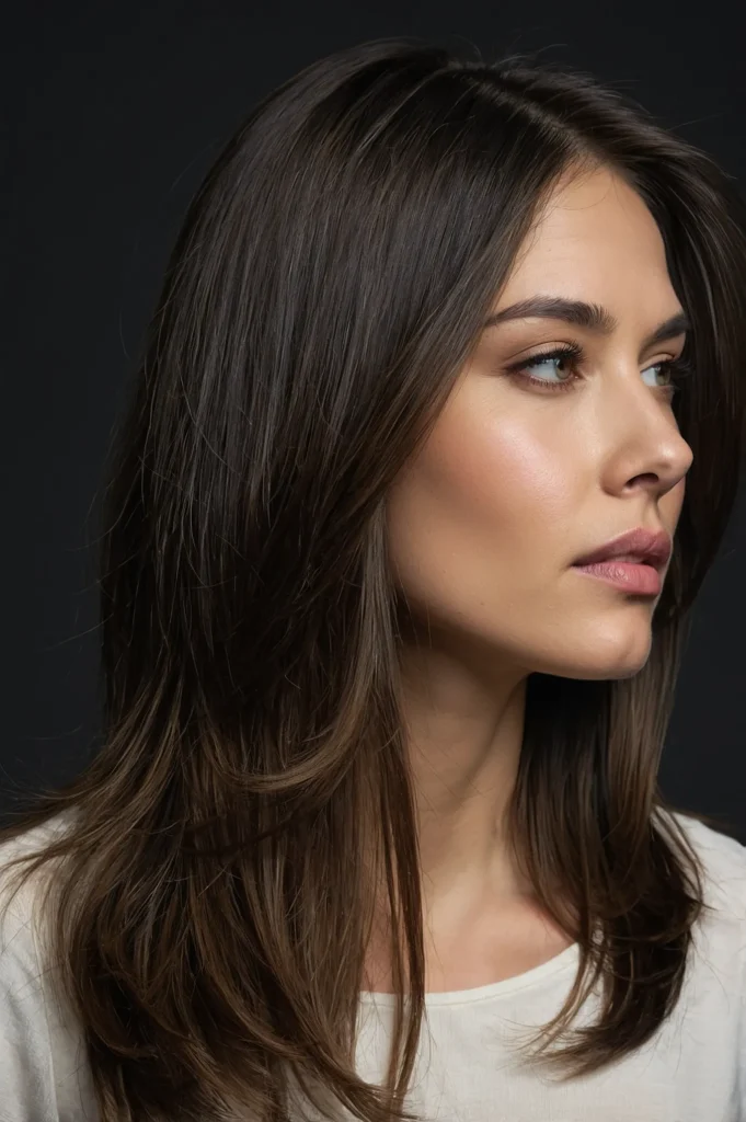 Classic Long LayersTraditional long haircut w