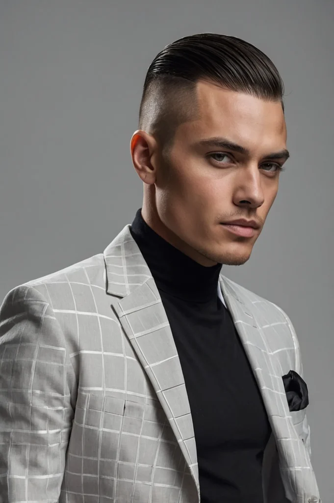 Edgar Cut with Hard PartWhite man with hard p