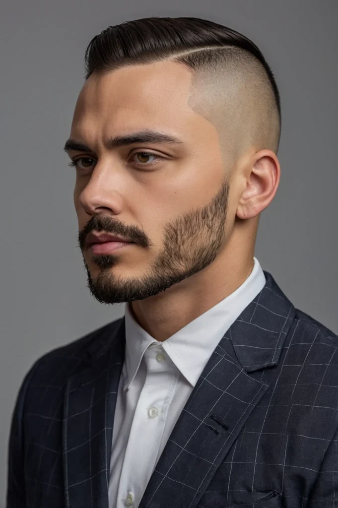 Edgar Cut with LineUpWhite man with Edgar hai