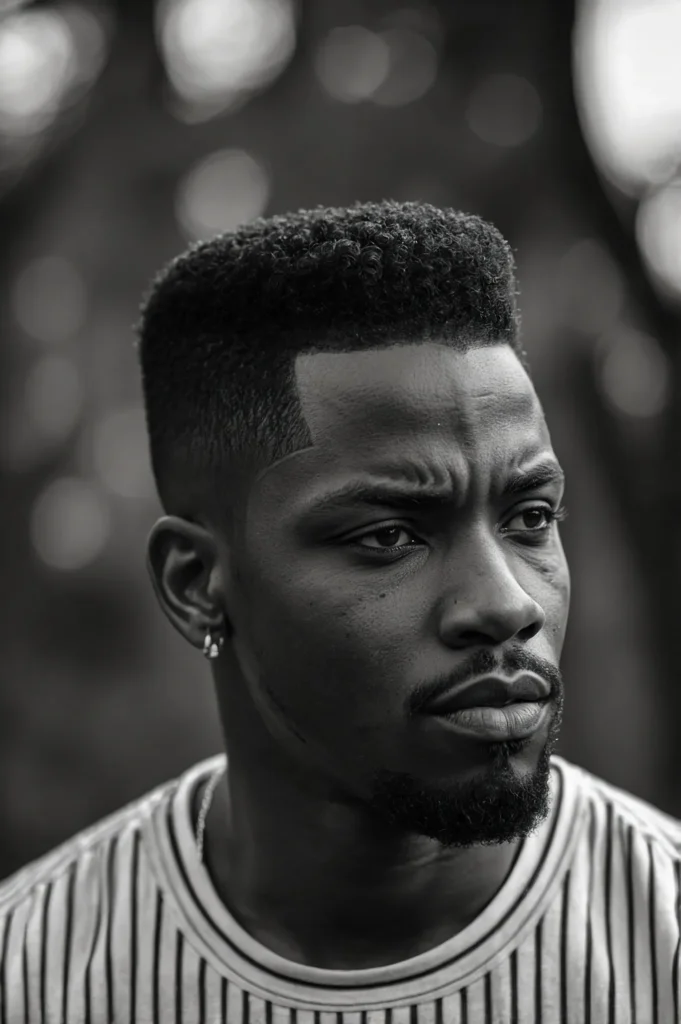 Flat Top Crew HybridBlack man with mini flat