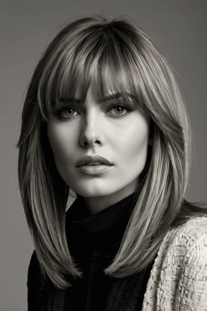Heavy Front Rounding LayersA hairstyle with s