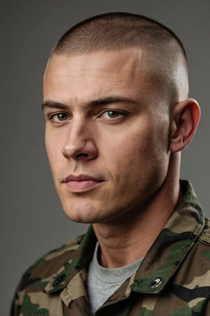 High and Tight BuzzMilitaryinspired high and