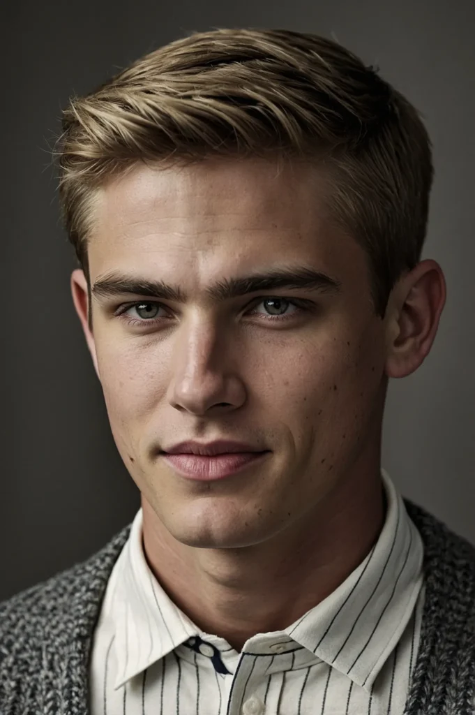 Ivy League BuzzPreppy white man with a slight