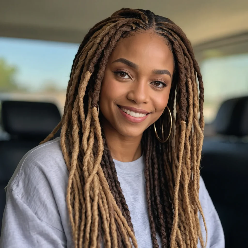 Criss-Cross Faux Locs