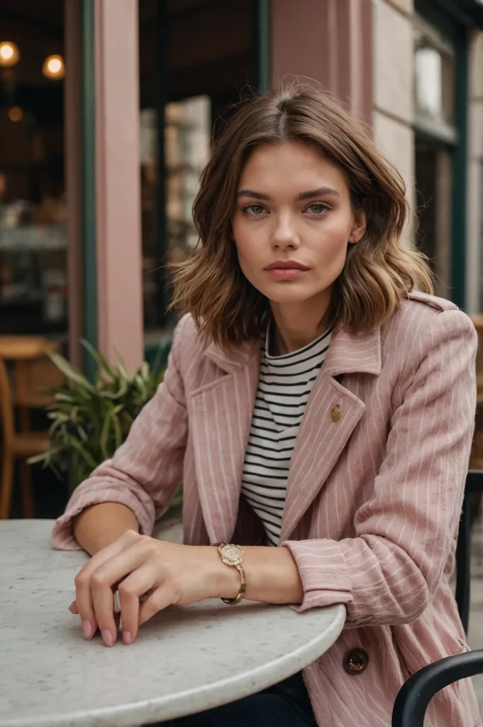 Leonardo Kino XL A dusky pink soft shag with subtle layers and