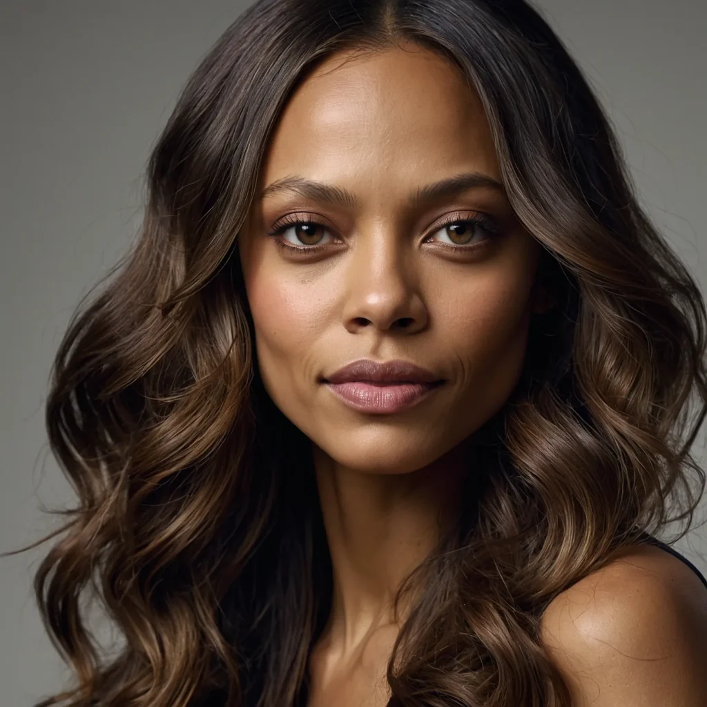 Zoe Saldana – Glossy Hollywood Waves