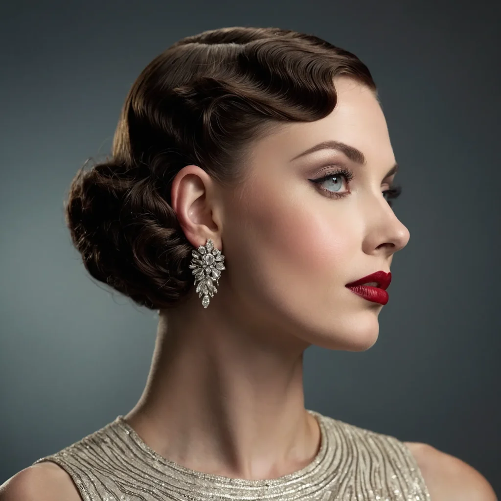 Finger-Wave Pixie (20s Style)