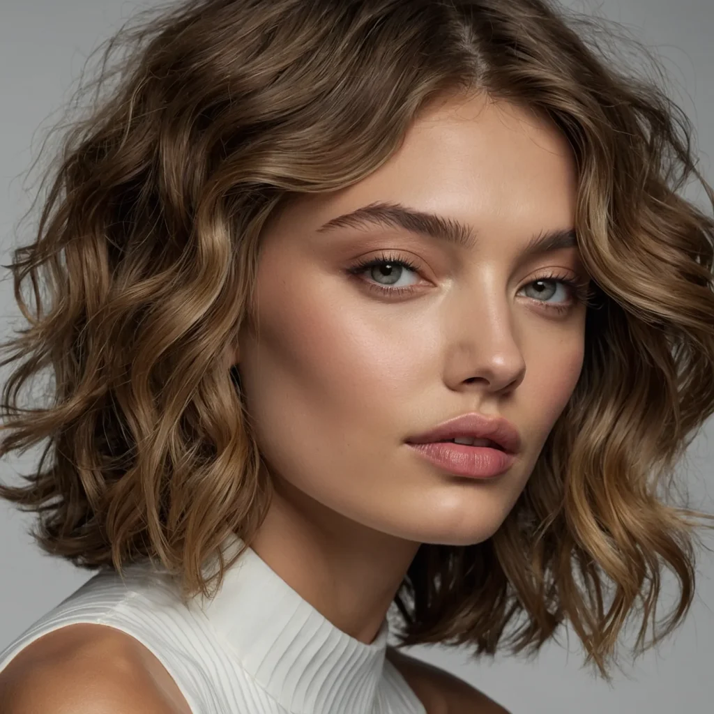 Wavy Lob (Long Bob)