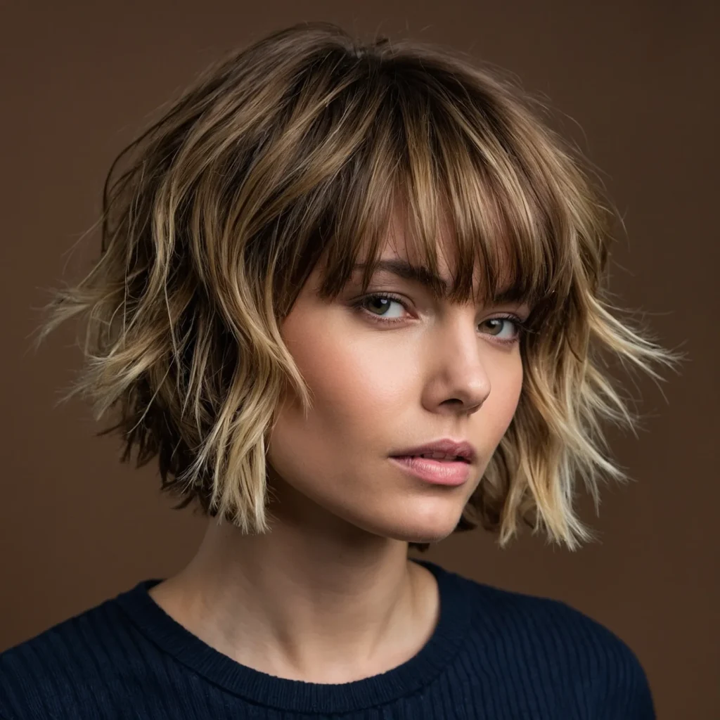 Choppy Textured Bob