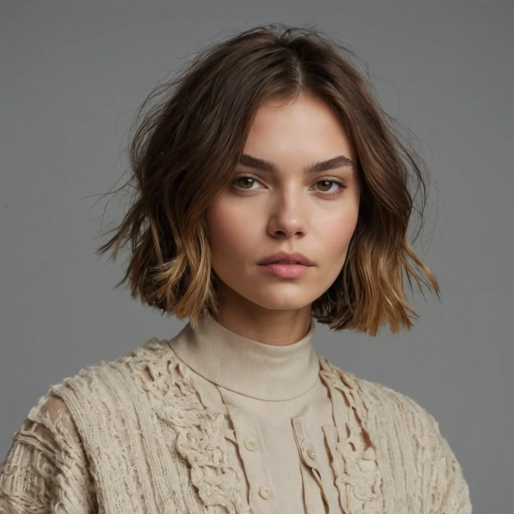 Undone Bob with Soft Waves