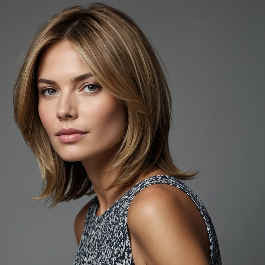 Shoulder-Length Layered Cut