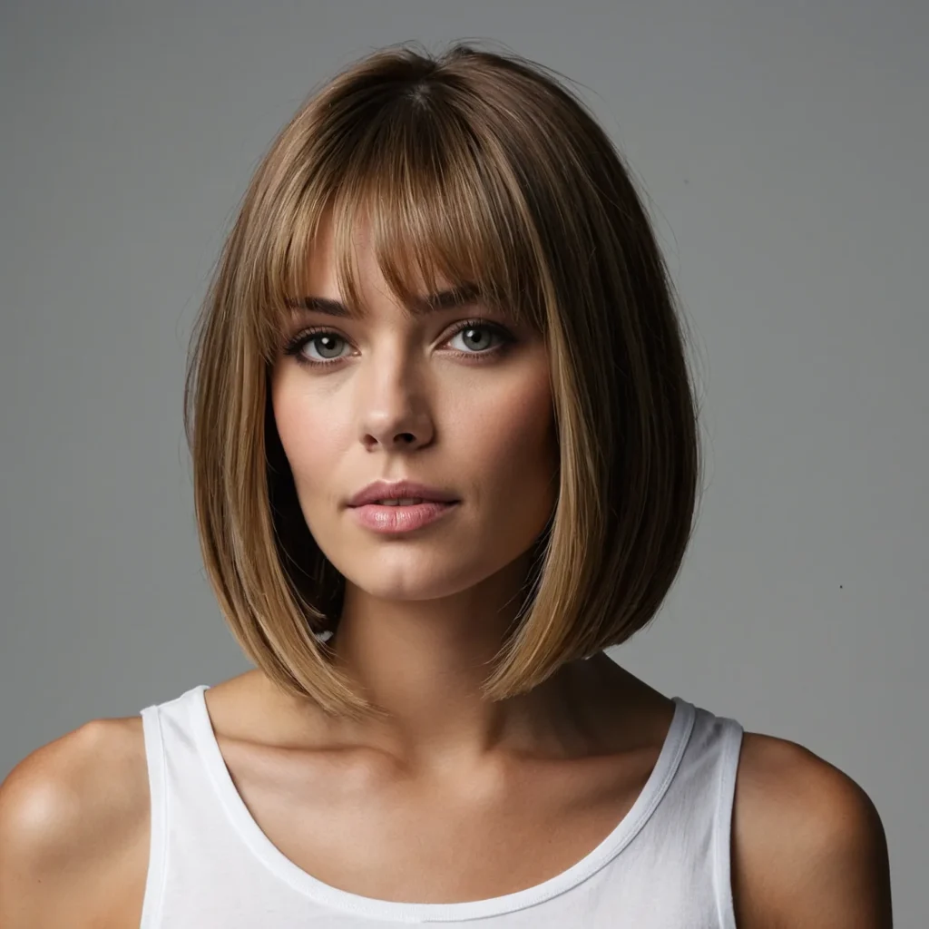 Blunt & Tousled Bob