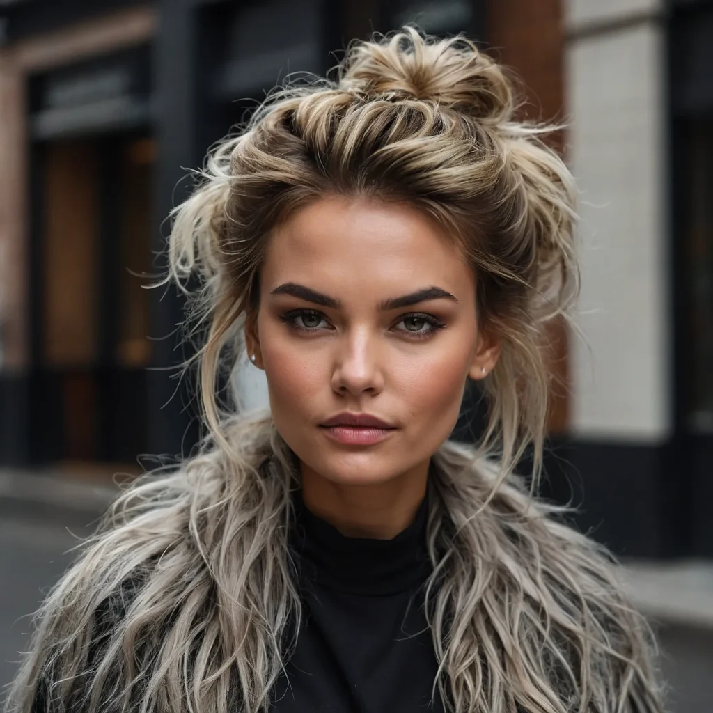 Bold Messy Bun