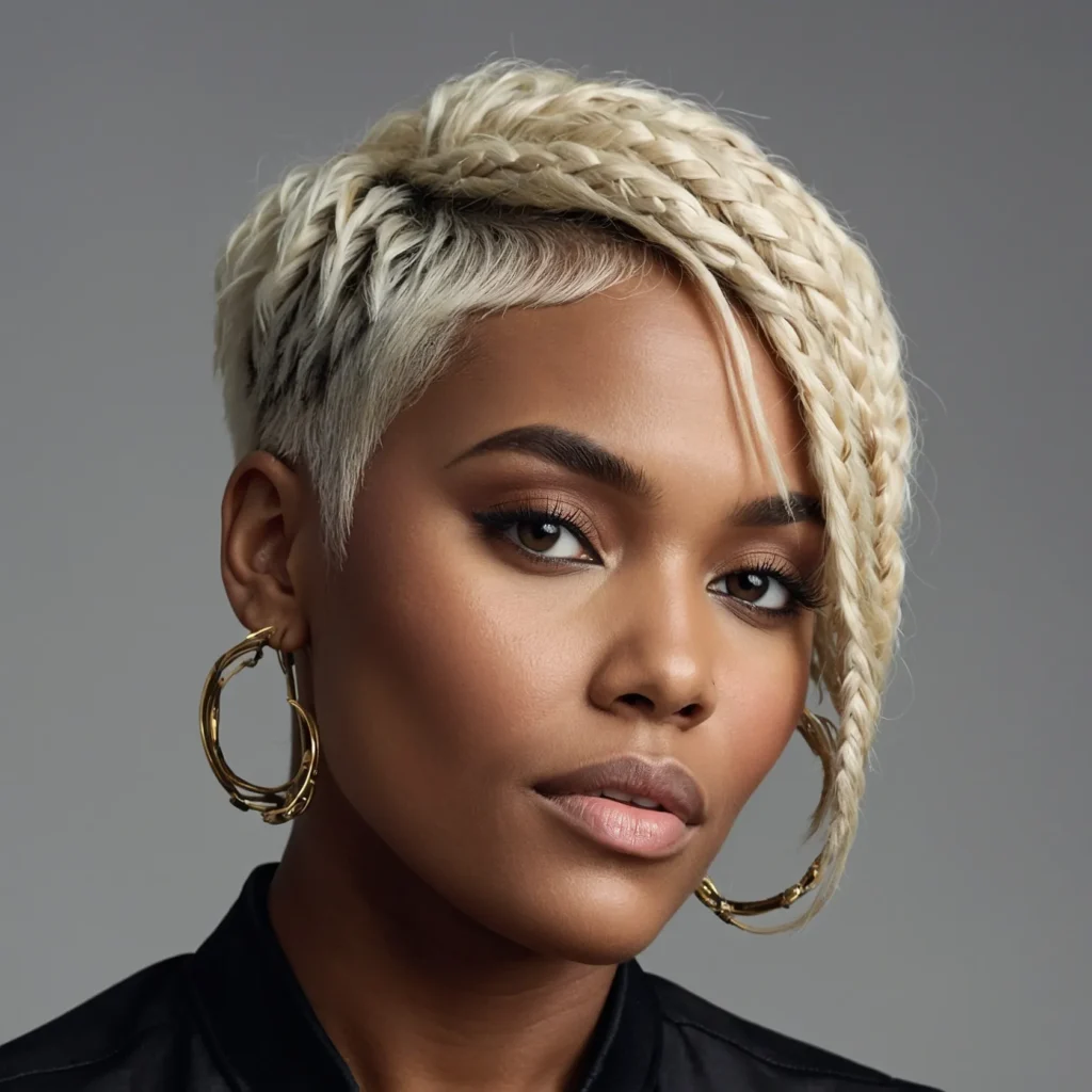 Bleached/Braided Pixie