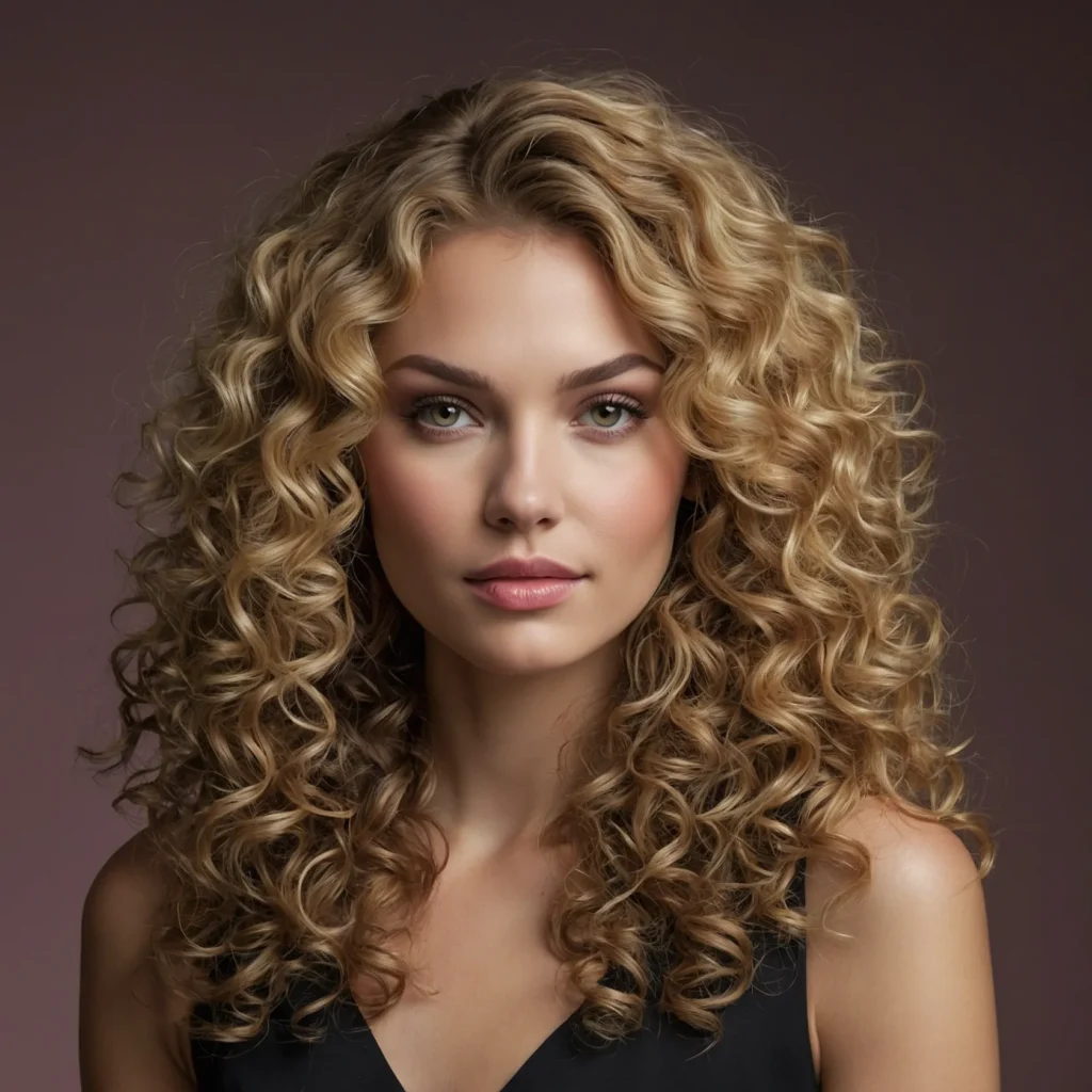 U-Shaped Curly Cut