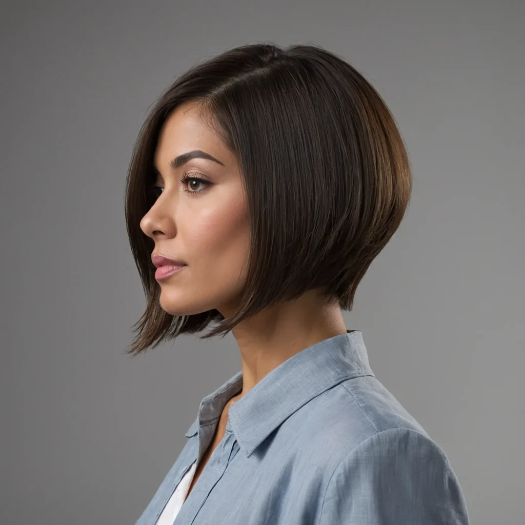 Subtle Stacked A‑Line Bob