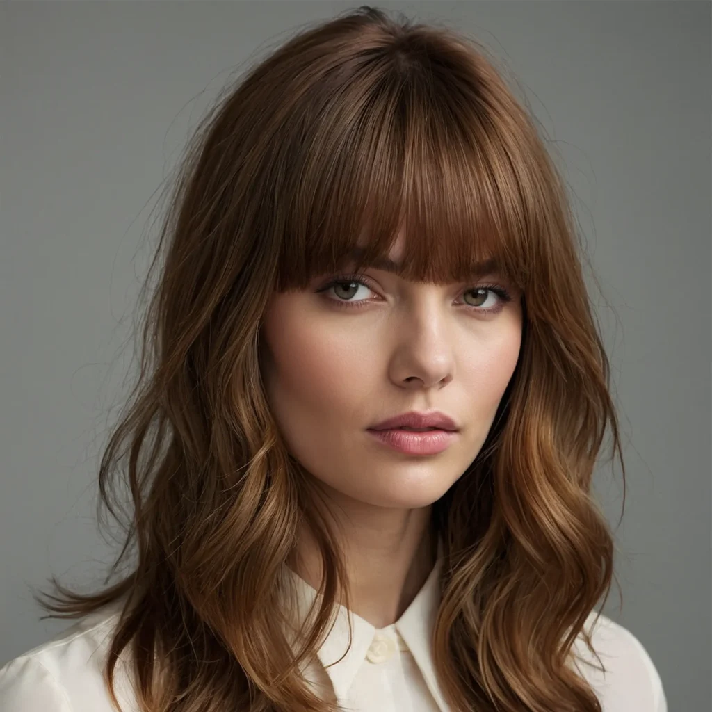 Bouncy Curtain Bangs