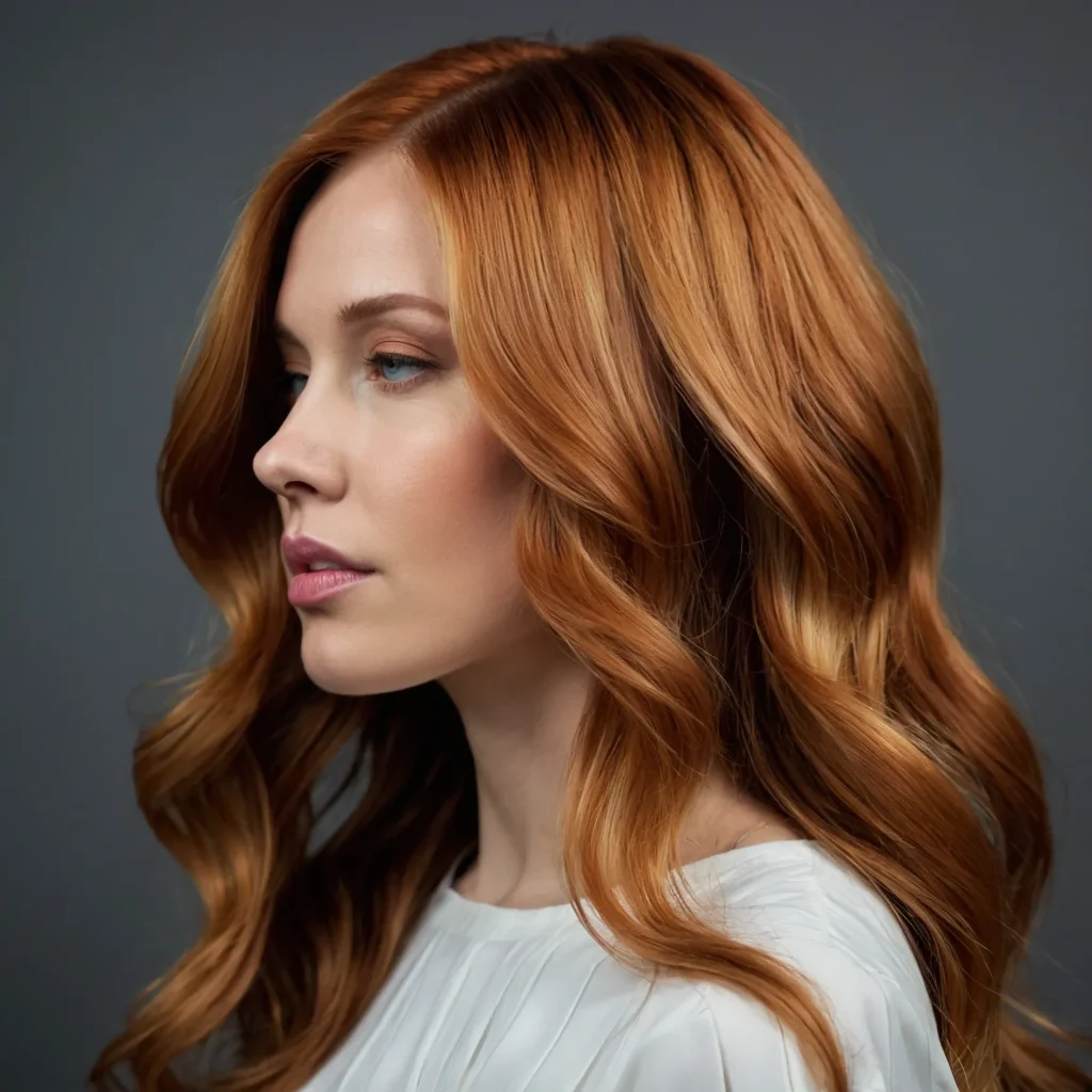 Strawberry Ginger Balayage