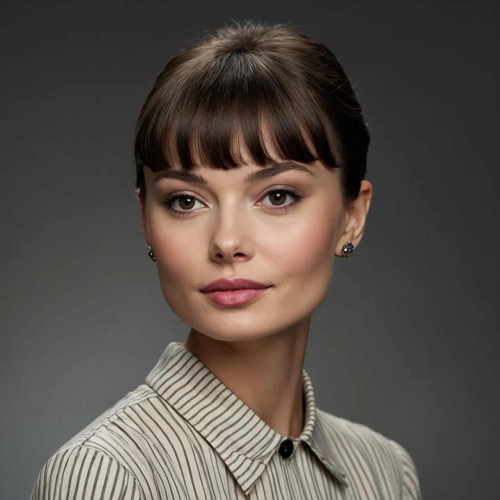 Micro (Hepburn) Bangs