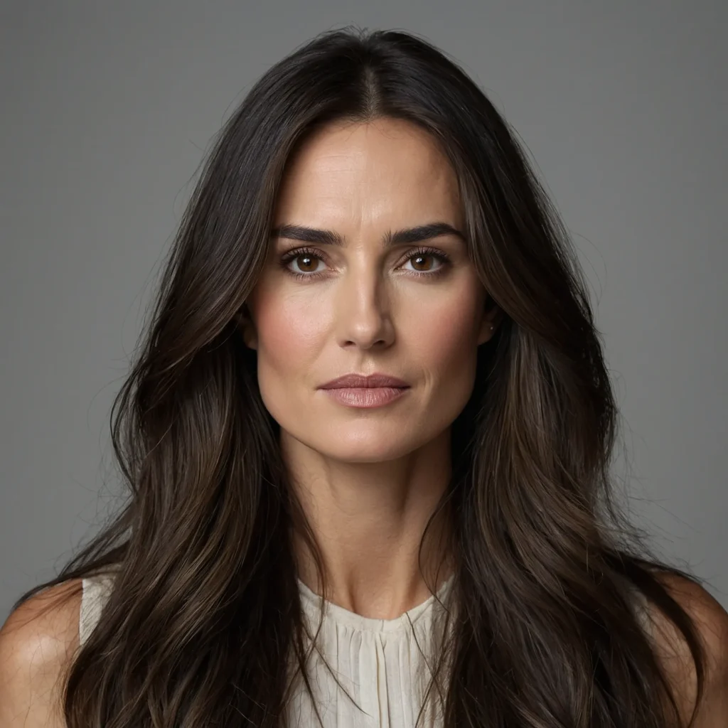 Demi Moore – Shiny Long Layers