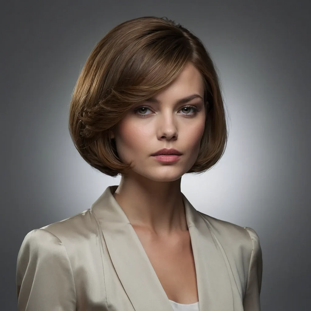 Side‑Parted Bubble Bob