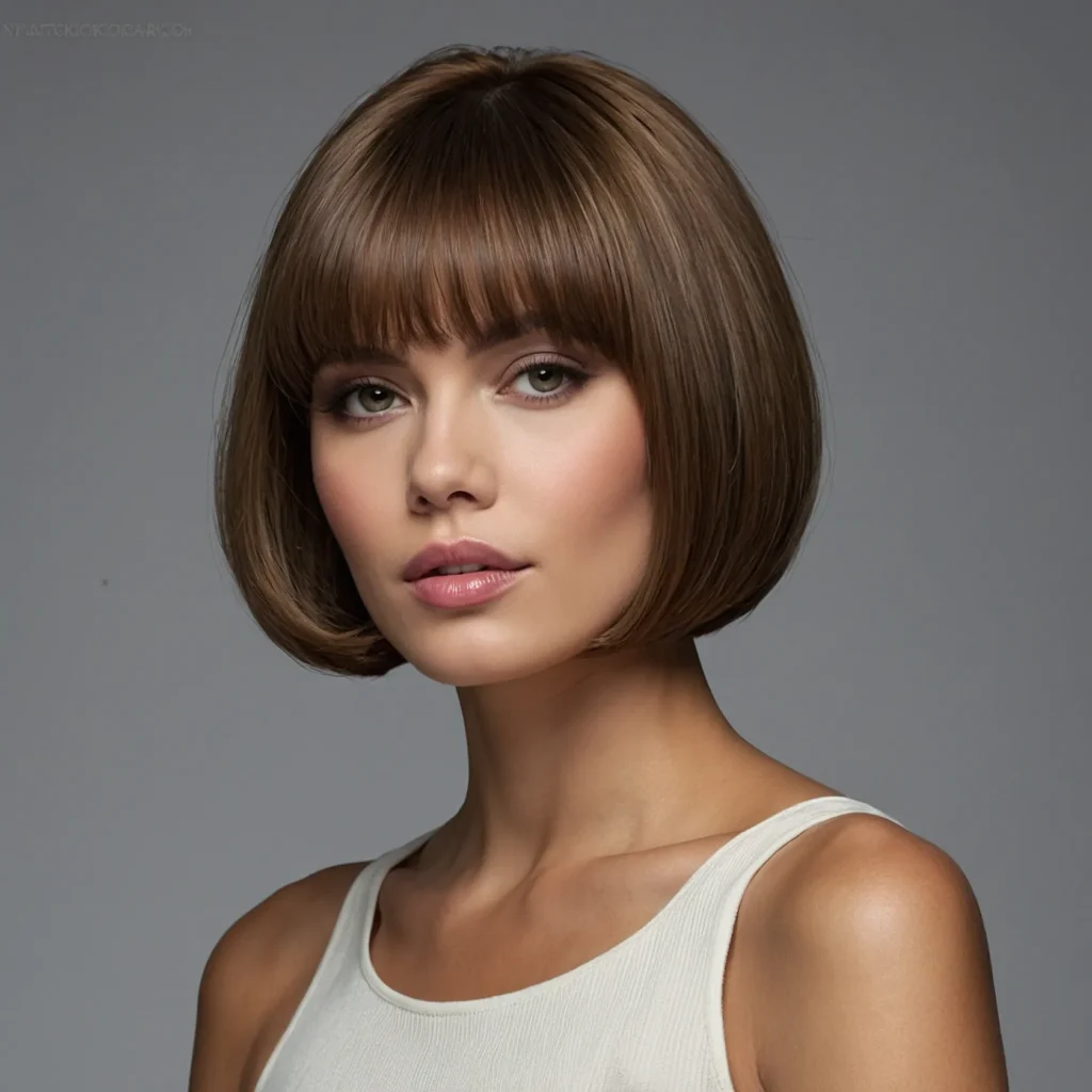 Classic Chin‑Length Bubble Bob