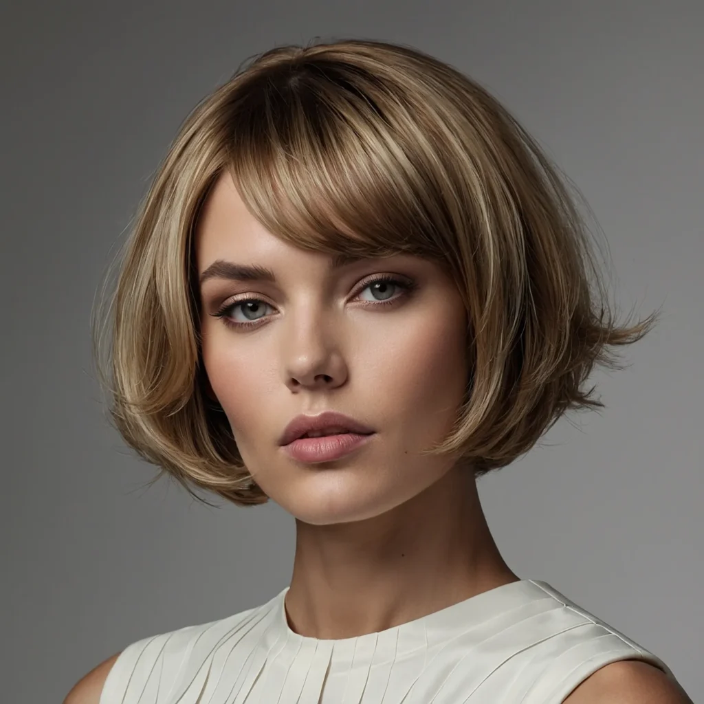 Bubble Bob with Face‑Framing Pieces