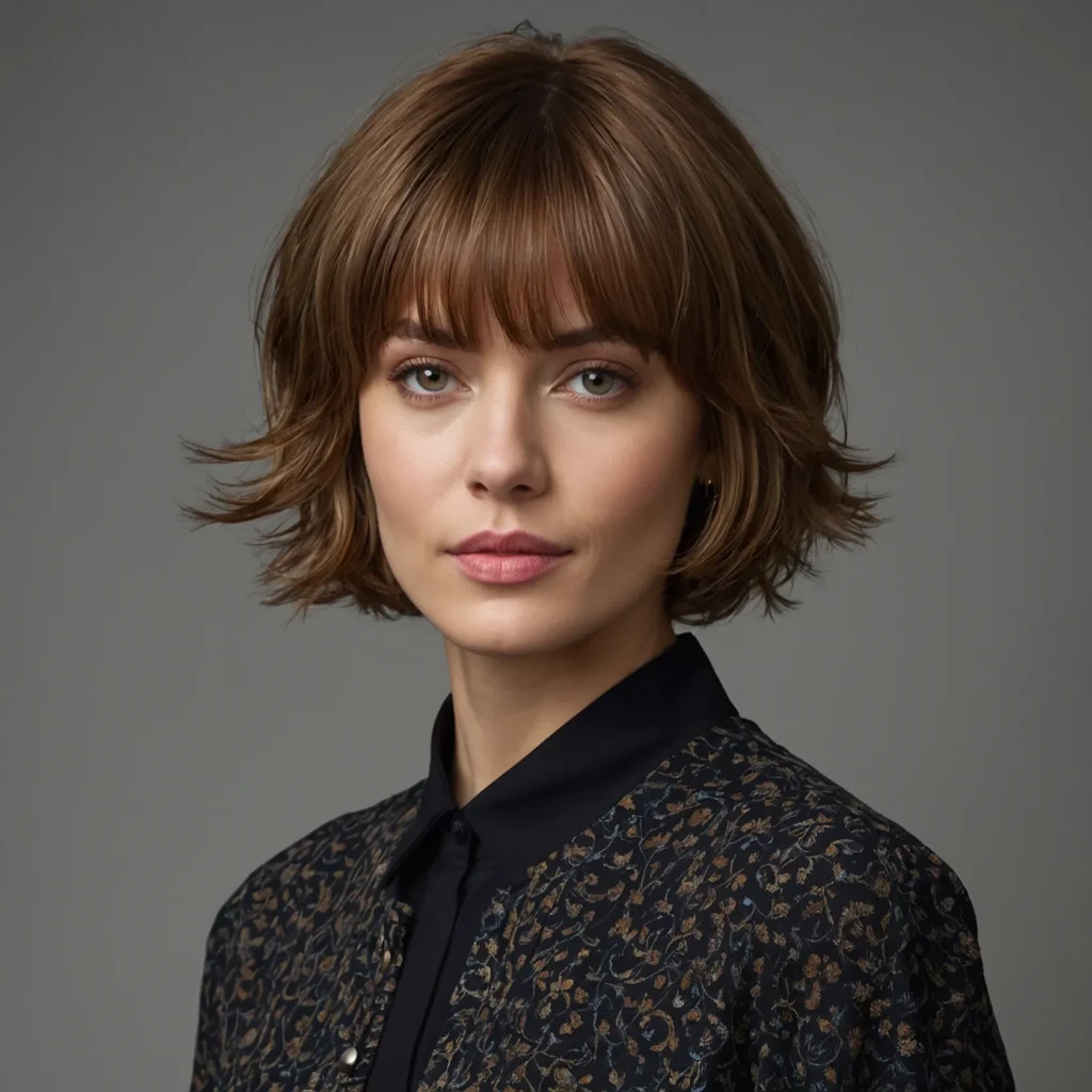 The Rachel” Layered Shag-Bob