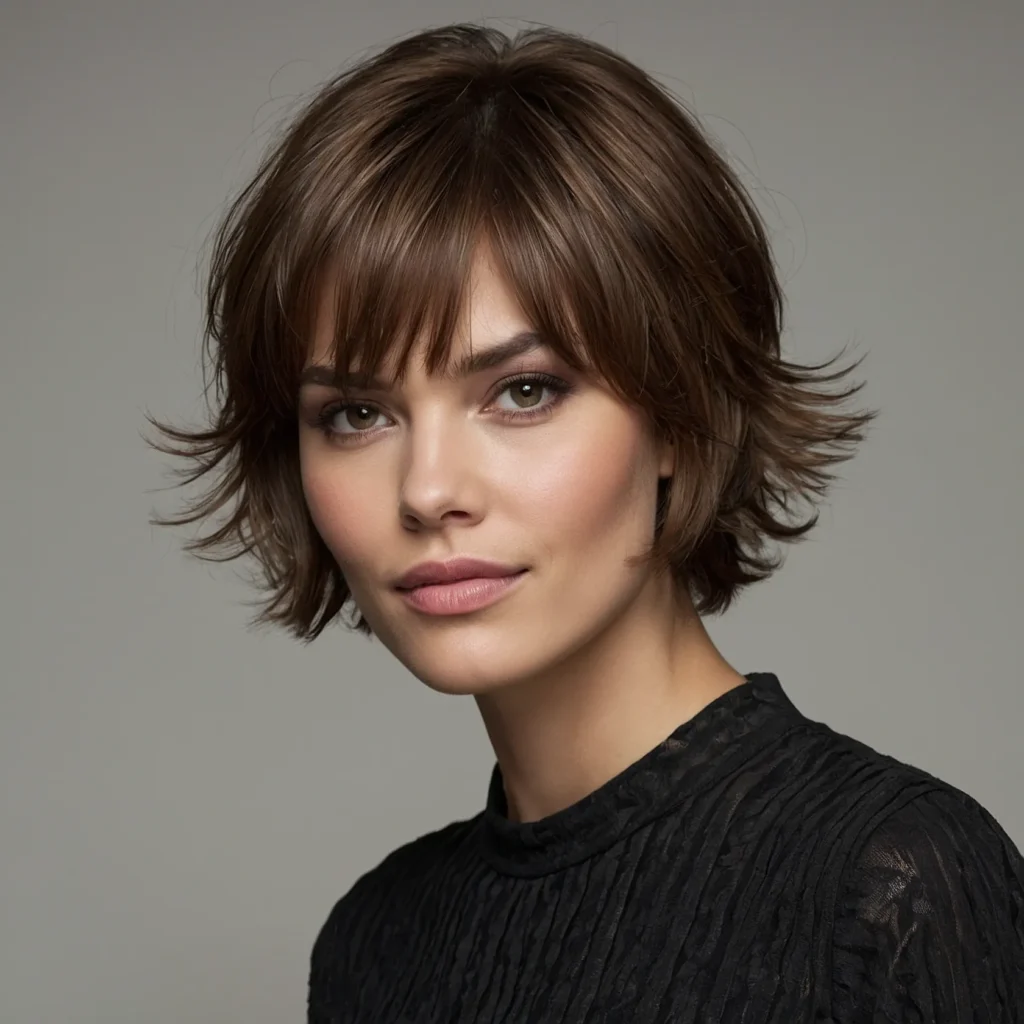 Midi Shag with Tapered Bottom