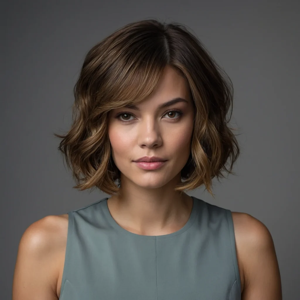 Wavy A-Line Bob