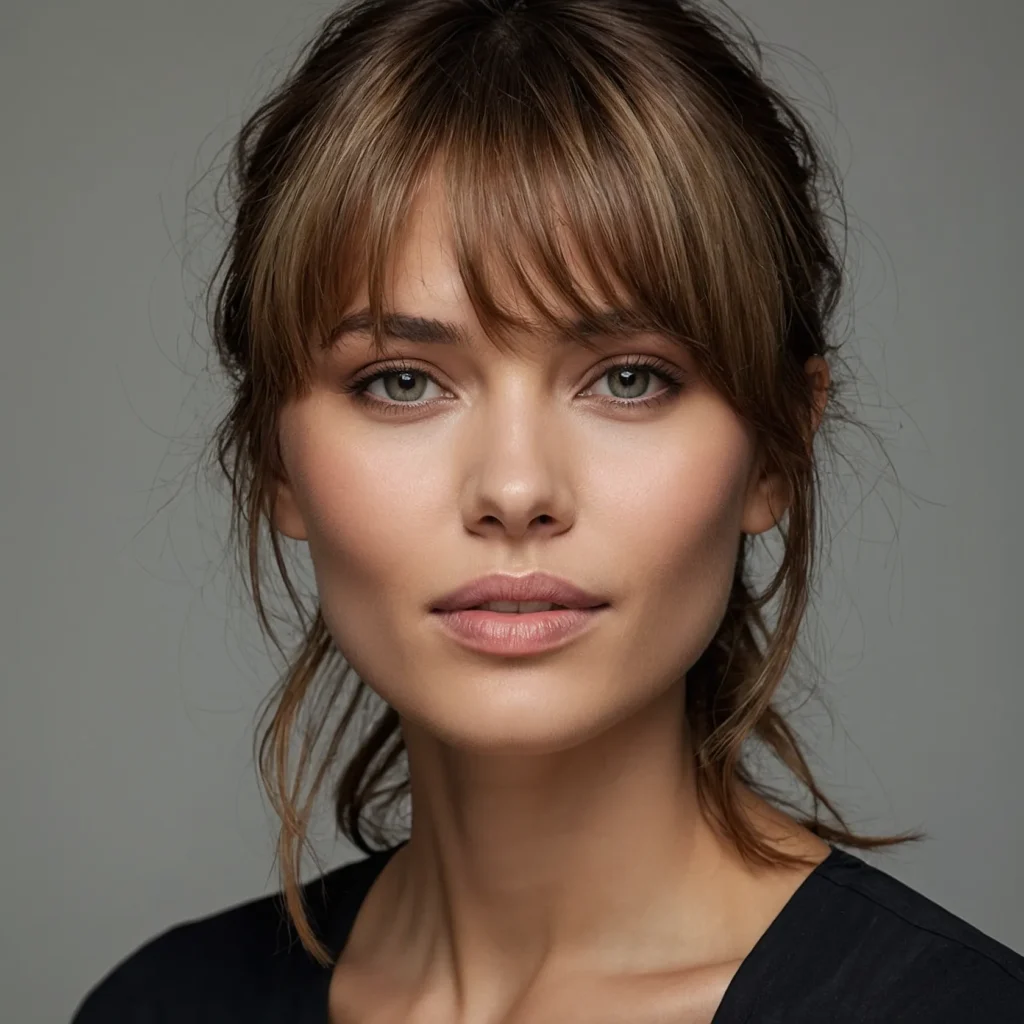 Face‑Framing Feathery Bangs