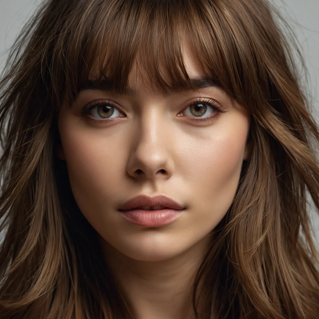 Feathered Wispy Bangs