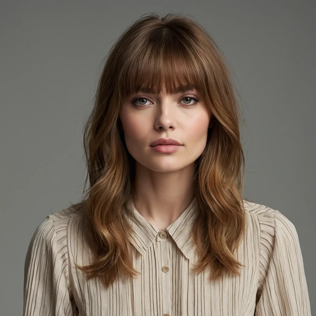  Layered Curtain Bangs