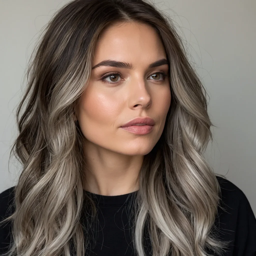 Face‑Framing Silver Highlights