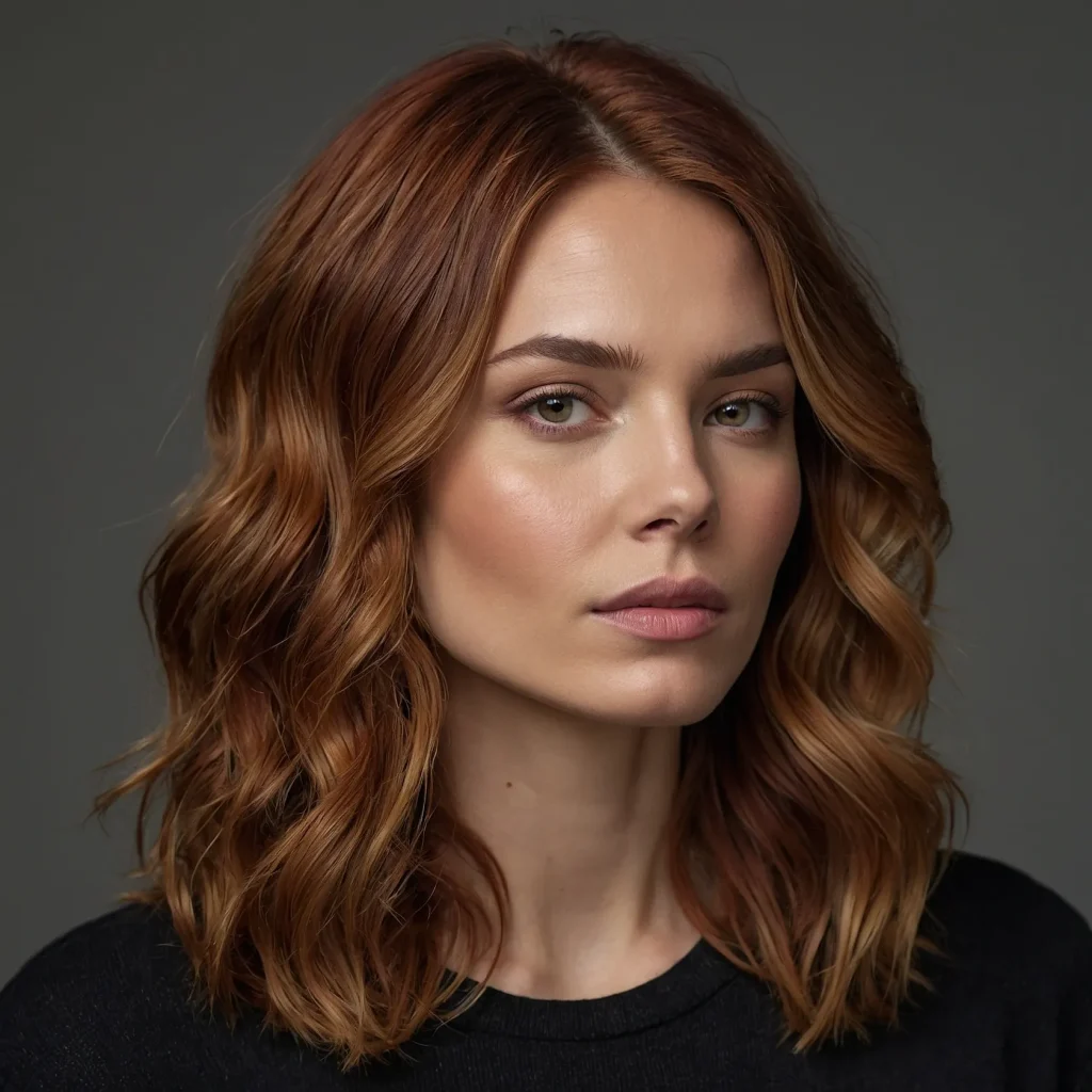 Auburn & Dark Red Balayage