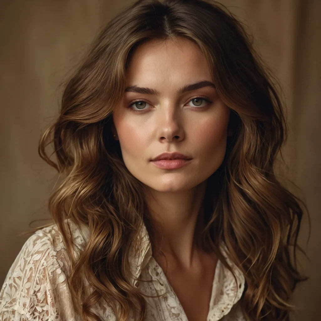Wispy Bangs with Waves