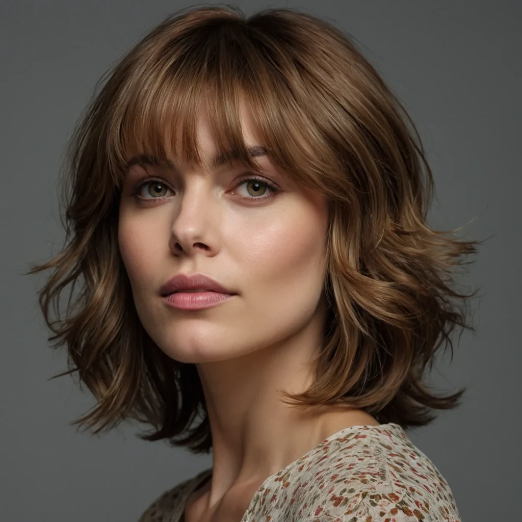 Side‑Swept Wispy Bangs