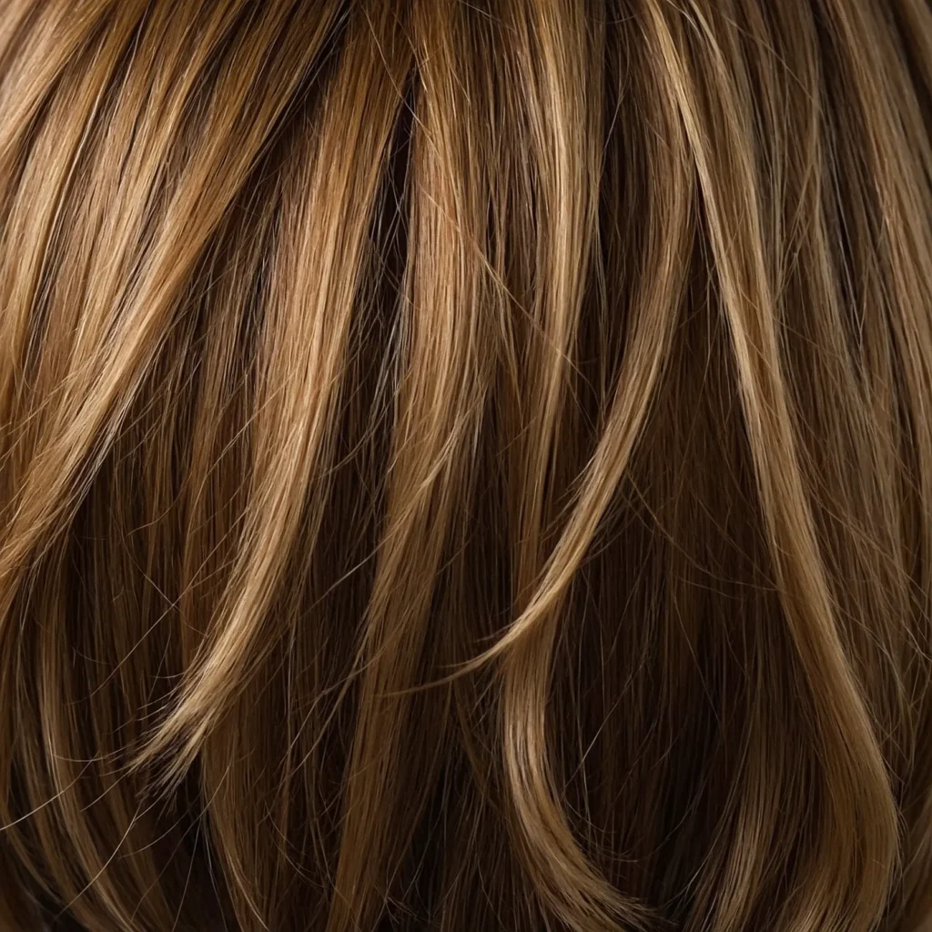Wispy Bangs with Highlights