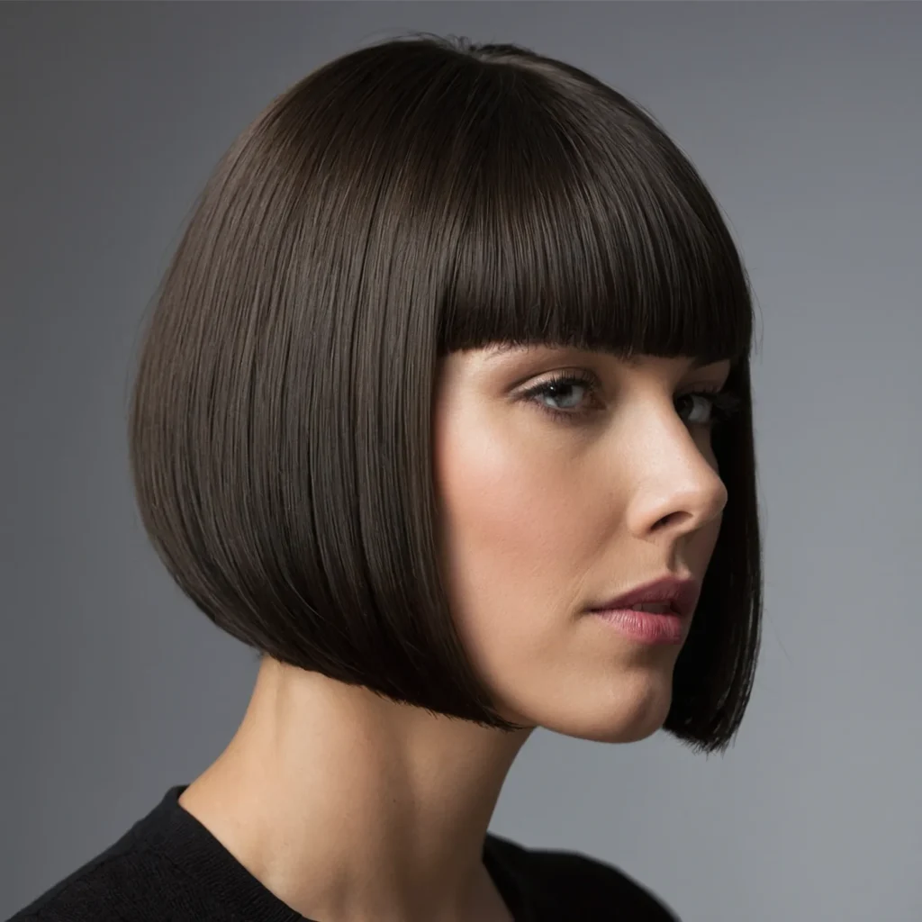 Blunt Collarbone Bob