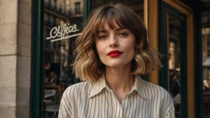Leonardo Kino XL A stylish French woman with effortless hair