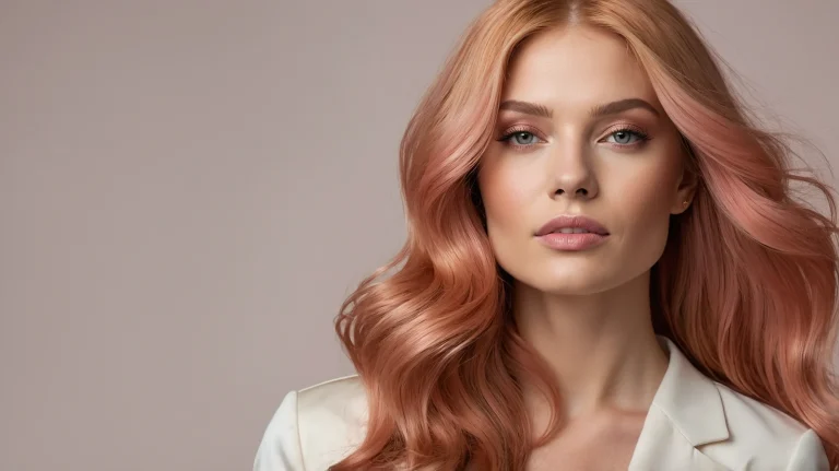 20 Brilliant Rose Gold Hair Color Ideas'