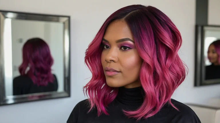 20 Unboring Styles with Magenta Hair Color