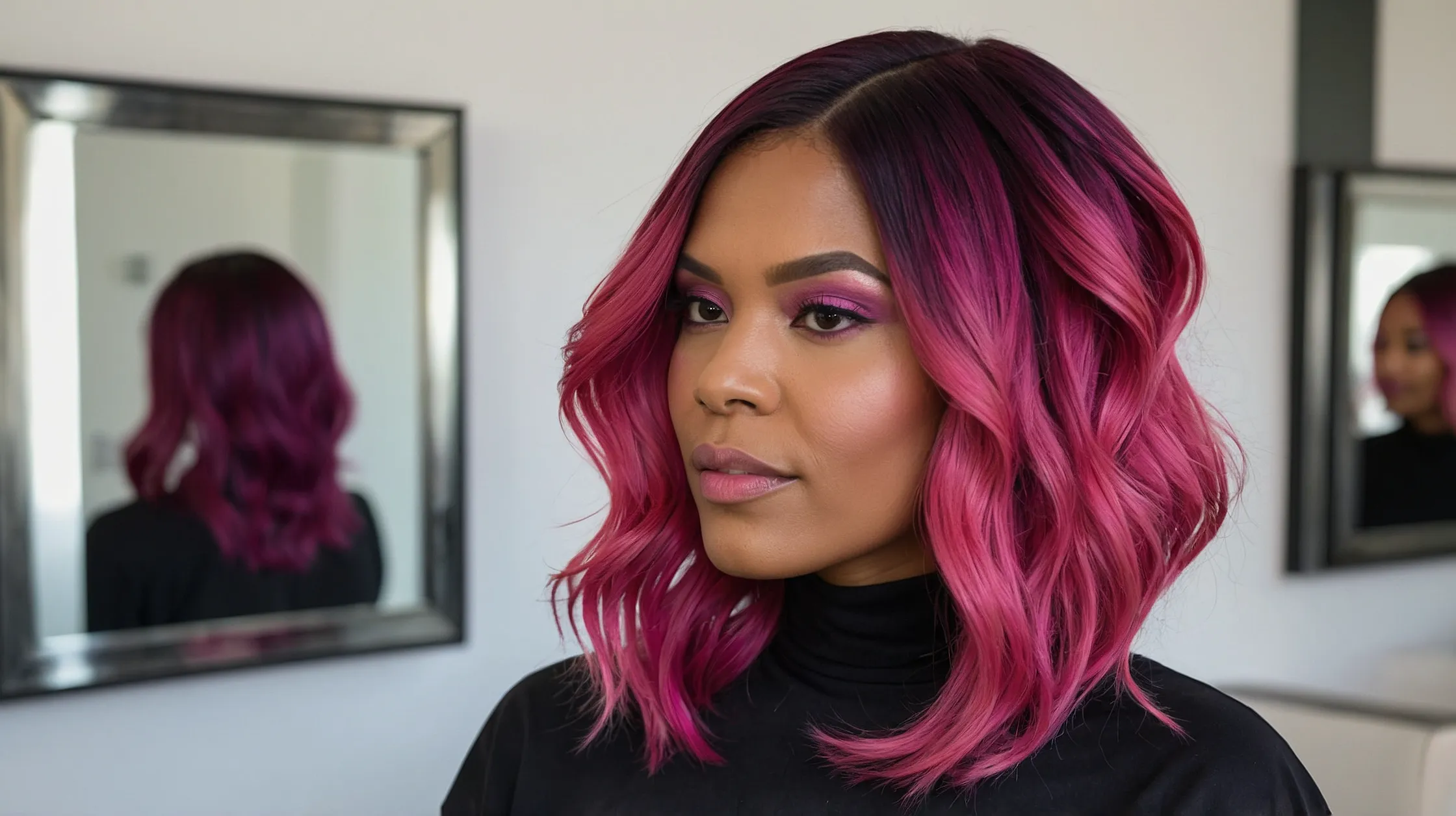 20 Unboring Styles with Magenta Hair Color