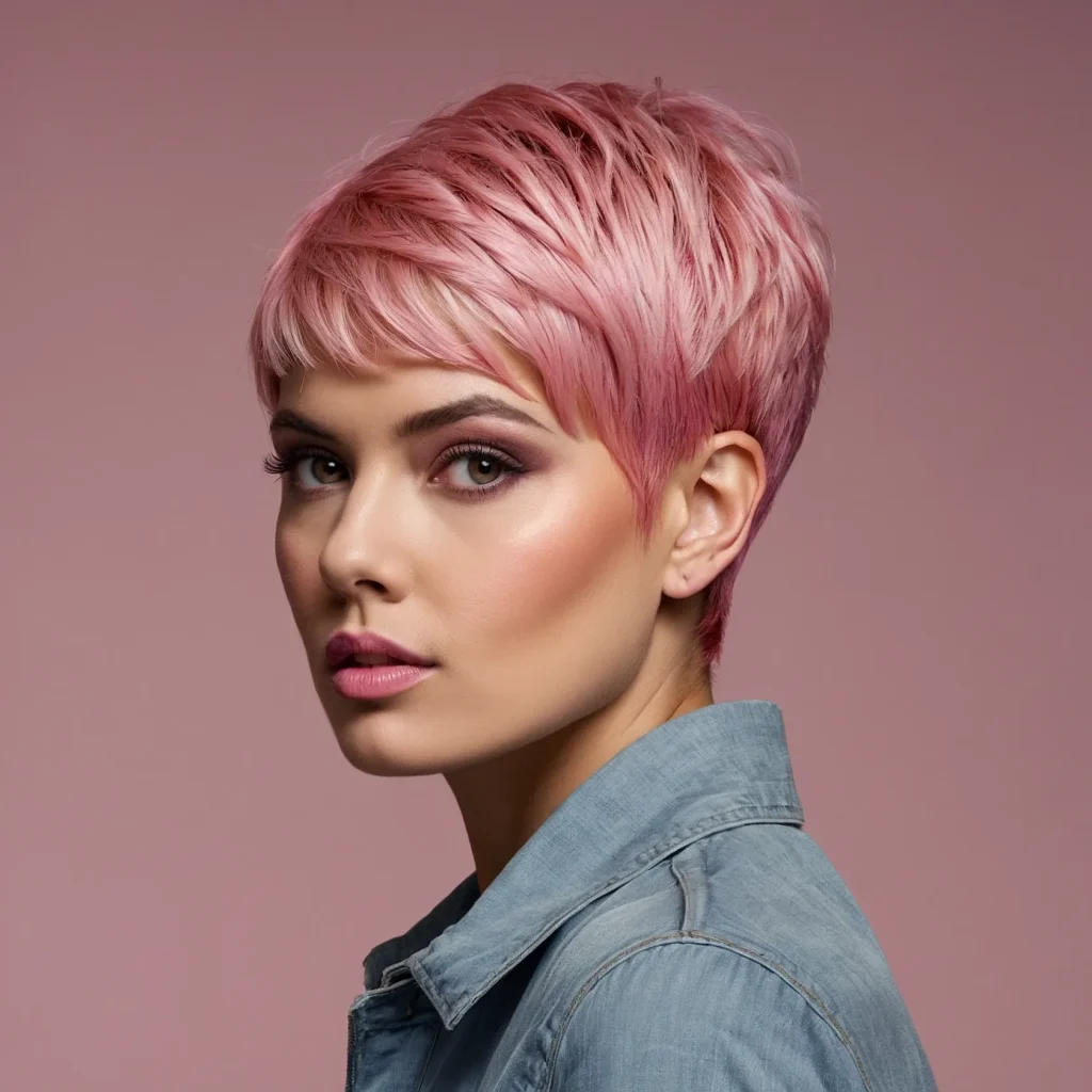Bubble‑gum Pink Pixie