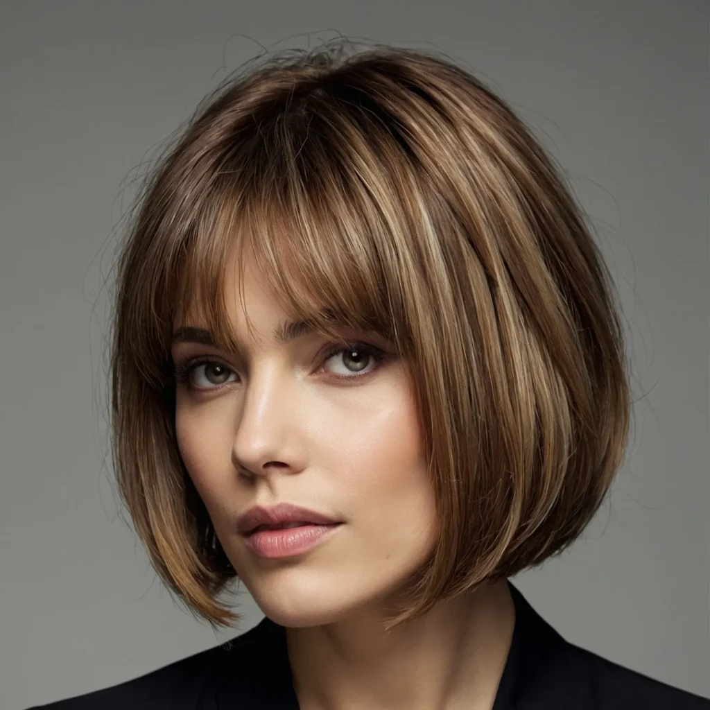 Textured A‑Line Bob