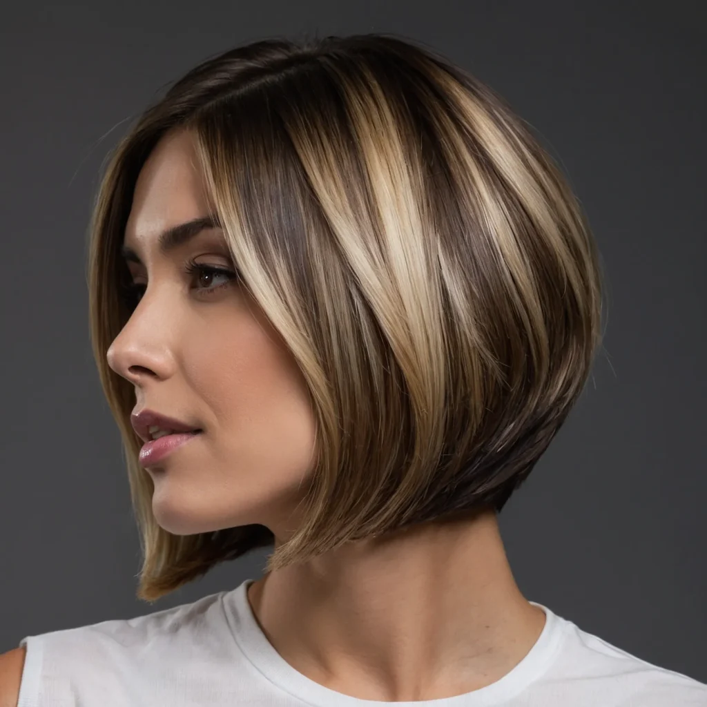 Ombre Angled Bob